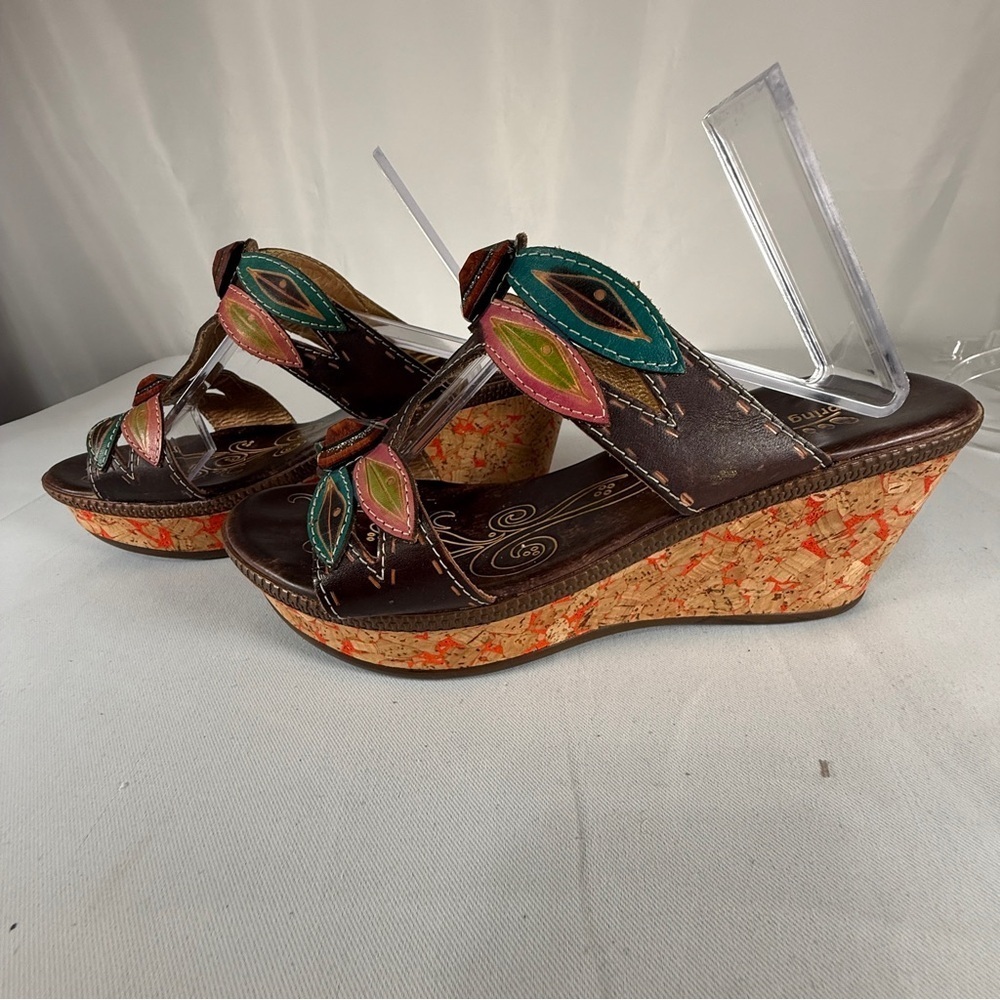 Spring Step Multicolor Women's Sandals - Picture 2 of 10